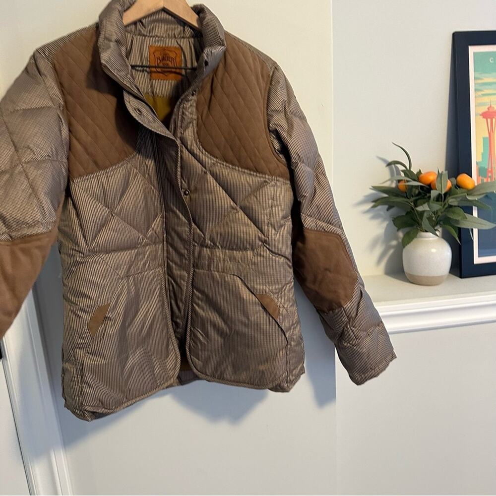 Eddie Bauer Brown Hunting Skyliner Goose Down Puffer Jacket Small - Picture 13 of 16